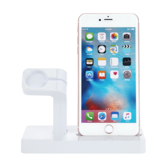 2 In 1 Charging Dock Station Desktop Cradle Phone Stand