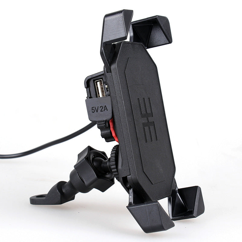 Motorcycle mobile phone holder usb charging