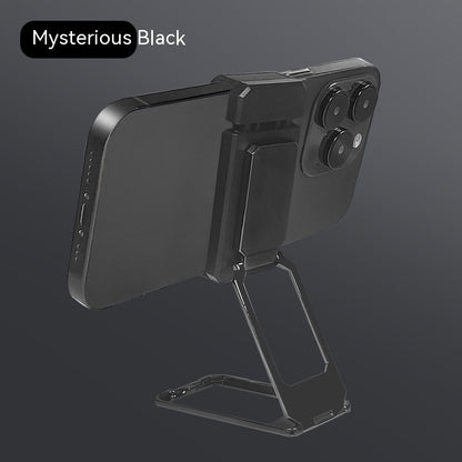 Back Splint Double Ring Square Mobile Phone Magnetic Metal