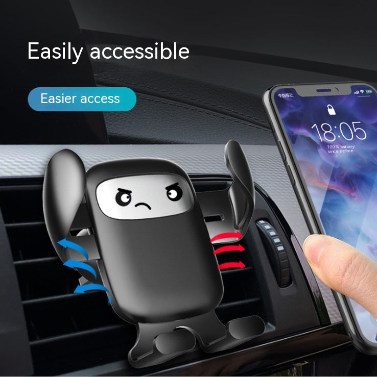 Cartoon Card Buckle Car Vent Mobile Phone Holder