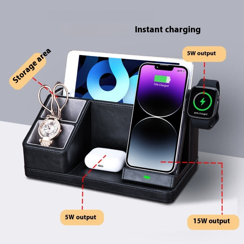 Three-in-one Wireless Charger Mobile Phone Stand Charging