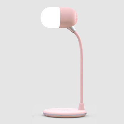 3 IN 1 Desk Lamp With Qi Wireless Charger 5W Bluetooth Speaker