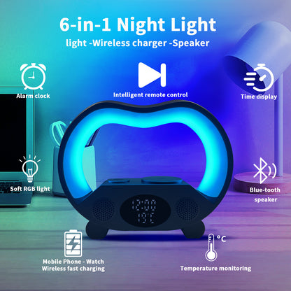 New 6 In 1 Smart Remote Control Bluetooth-compatible Ambience