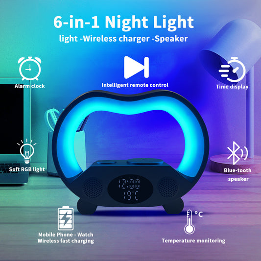 New 6 In 1 Smart Remote Control Bluetooth-compatible Ambience