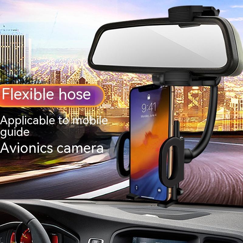 Car rearview mirror mobile phone holder navigation seat