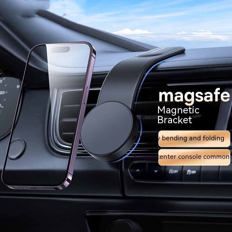 Magnetic Bendable Car Mobile Phone Holder Wireless Charger Phone Holder