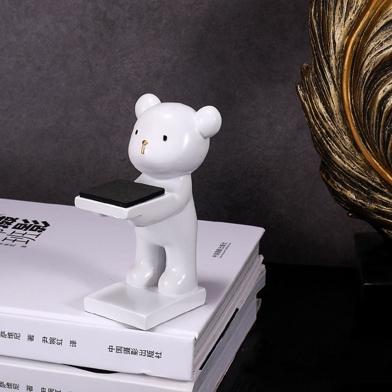 Creative Cat Watch Table Cute Bear Display Stand