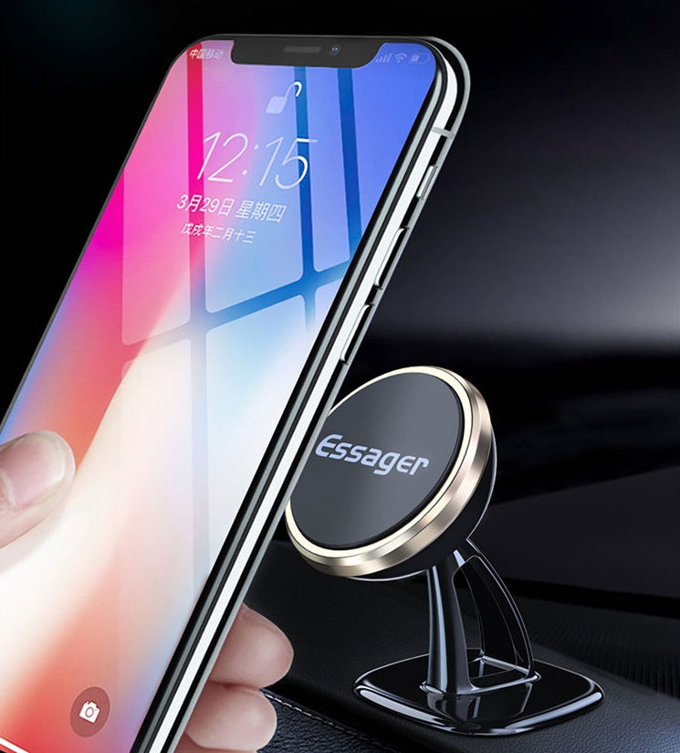 The New Car Mobile Phone Holder Is Magnetically Fixed