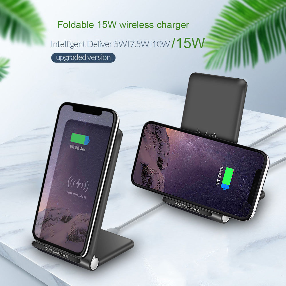 15W Folding Wireless Charger Stand