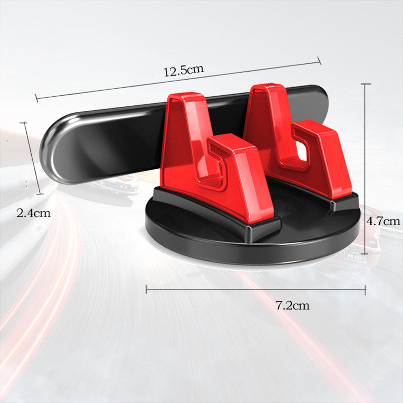 Rotating Car Phone Holder Luminous Temporary Parking Number Plate