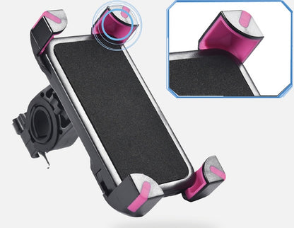 Bicycle mobile phone holder fixed frame mountain bicycle