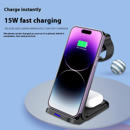 Multifunctional Three-in-one Wireless Charger