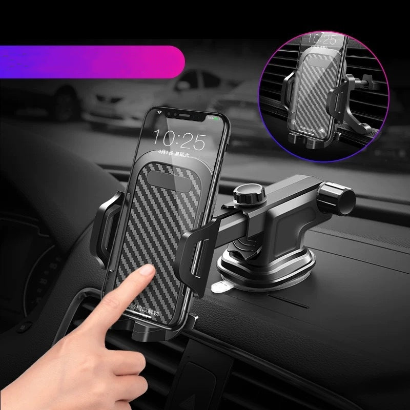 Car mobile phone carbon fiber bracket