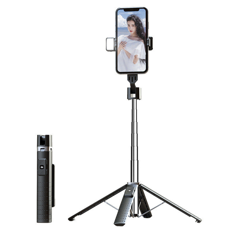 Tetrapod Mobile Phone Double Fill Light Holder Bluetooth Selfie Stick