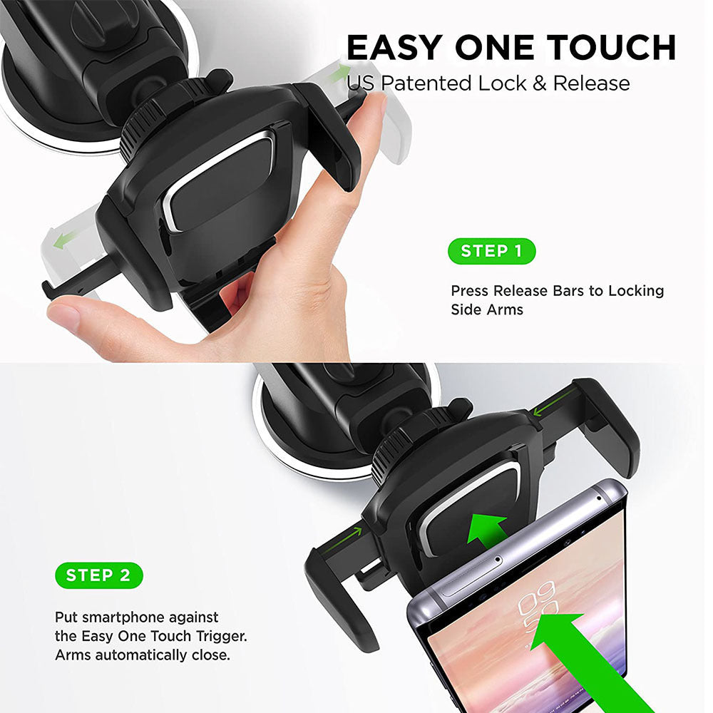 Retractable Suction Cup Car Phone Holder