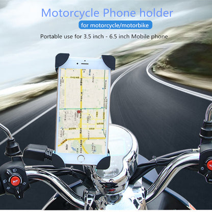 Electric motorcycle mobile phone bracket