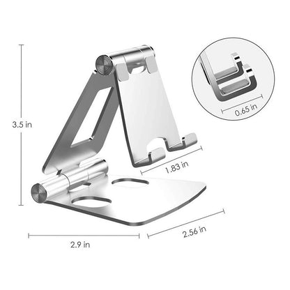 New Mobile Phone Tablet Color Aluminum Alloy Lazy Two-way Adjustable Desktop Stand