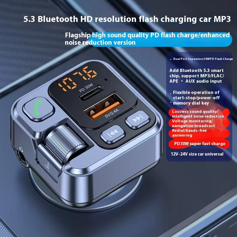 MP3 Player Bluetooth-compatible Receiver Fast Charging Car Charger
