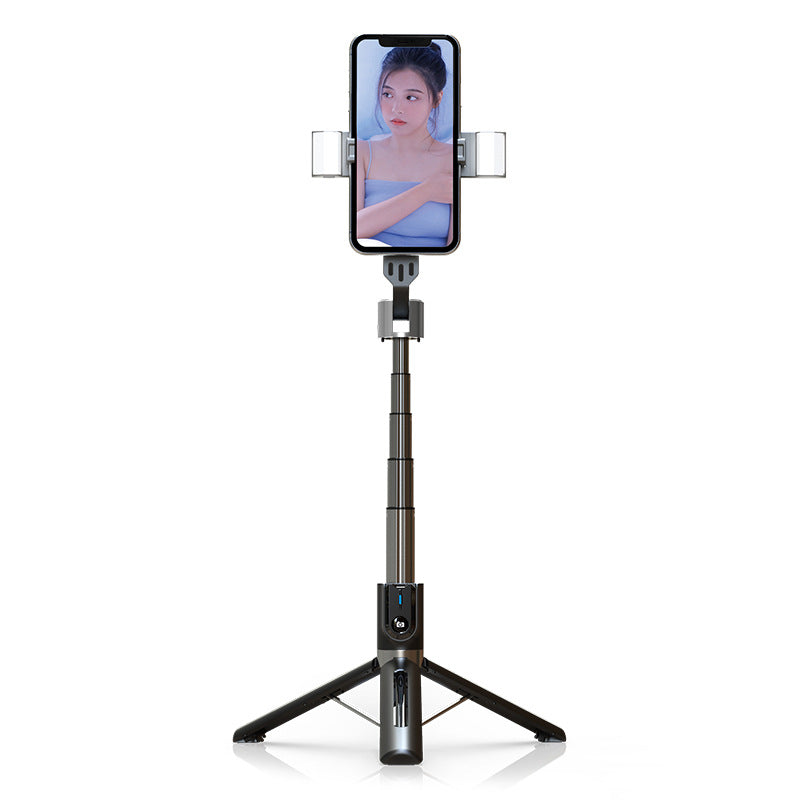 Bluetooth Selfie Stick Double Fill Light Desktop Live Broadcast