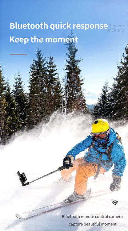 Bluetooth Selfie Stick Tripod Desktop Stand Phone Holder