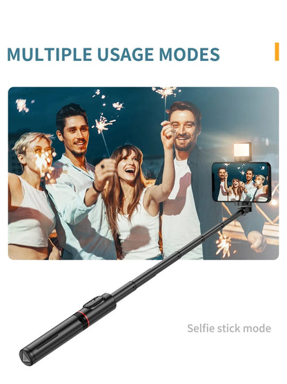 Q12S Foldable Wireless Selfie Stick Bluetooth Monopod