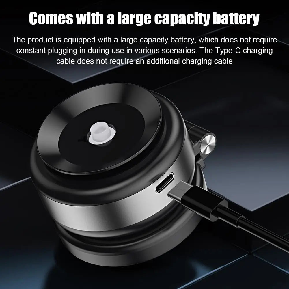 Electric Vacuum Magnetic Suction Car Phone Mount 360 Degree