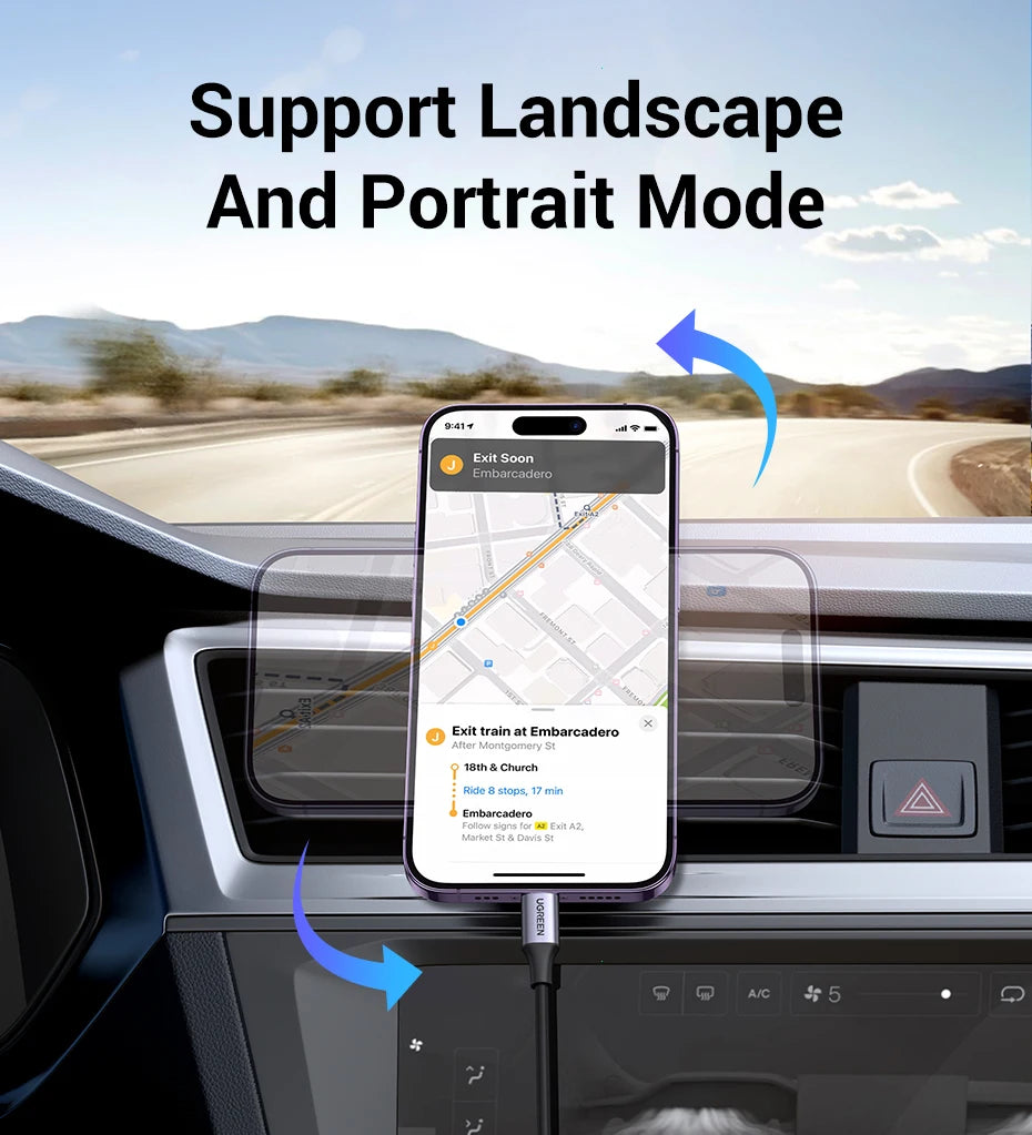 UGREEN Magnetic Car Phone Holder For Magsafe