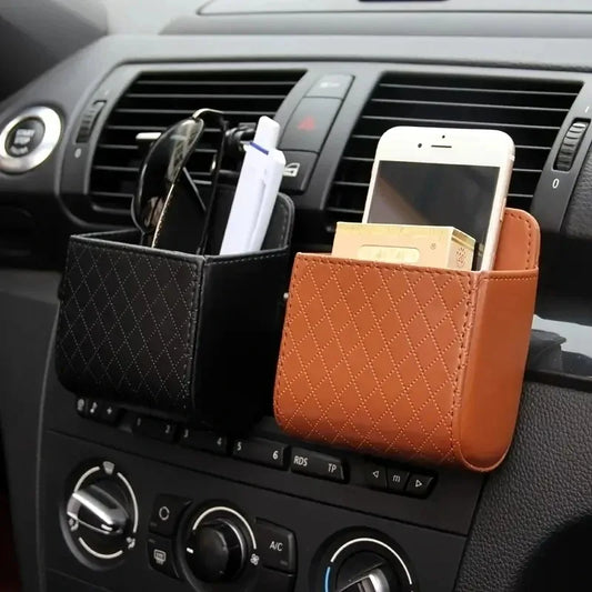 Car Phone Holder Mount Air Vent Outlet Hanging Storage