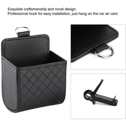 Car Phone Holder Mount Air Vent Outlet Hanging Storage