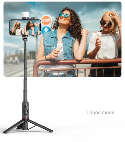 Q12S Foldable Wireless Selfie Stick Bluetooth Monopod