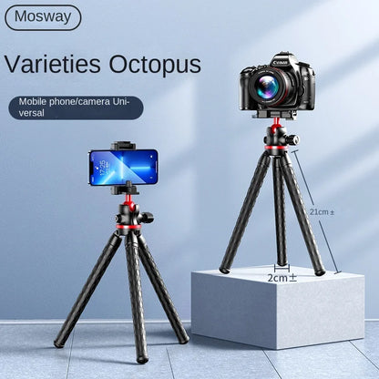 Flexible Octopus Tripod for Phone Camera DSLR 2in1 Design