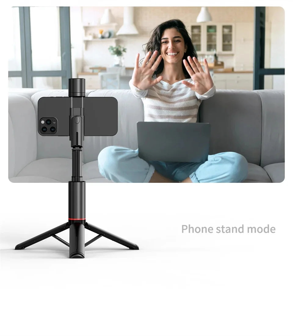 Q12S Foldable Wireless Selfie Stick Bluetooth Monopod