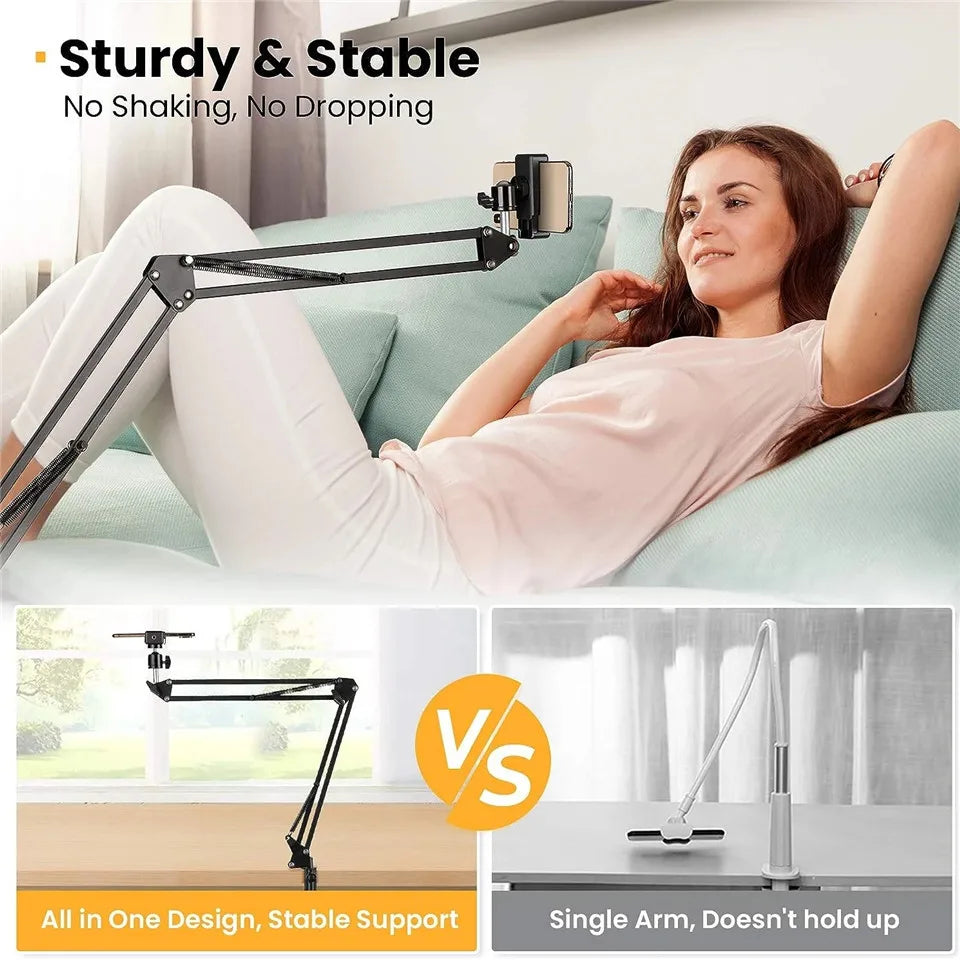 Flexible Arm Tripod For Phone Stand Table Folded Anchor