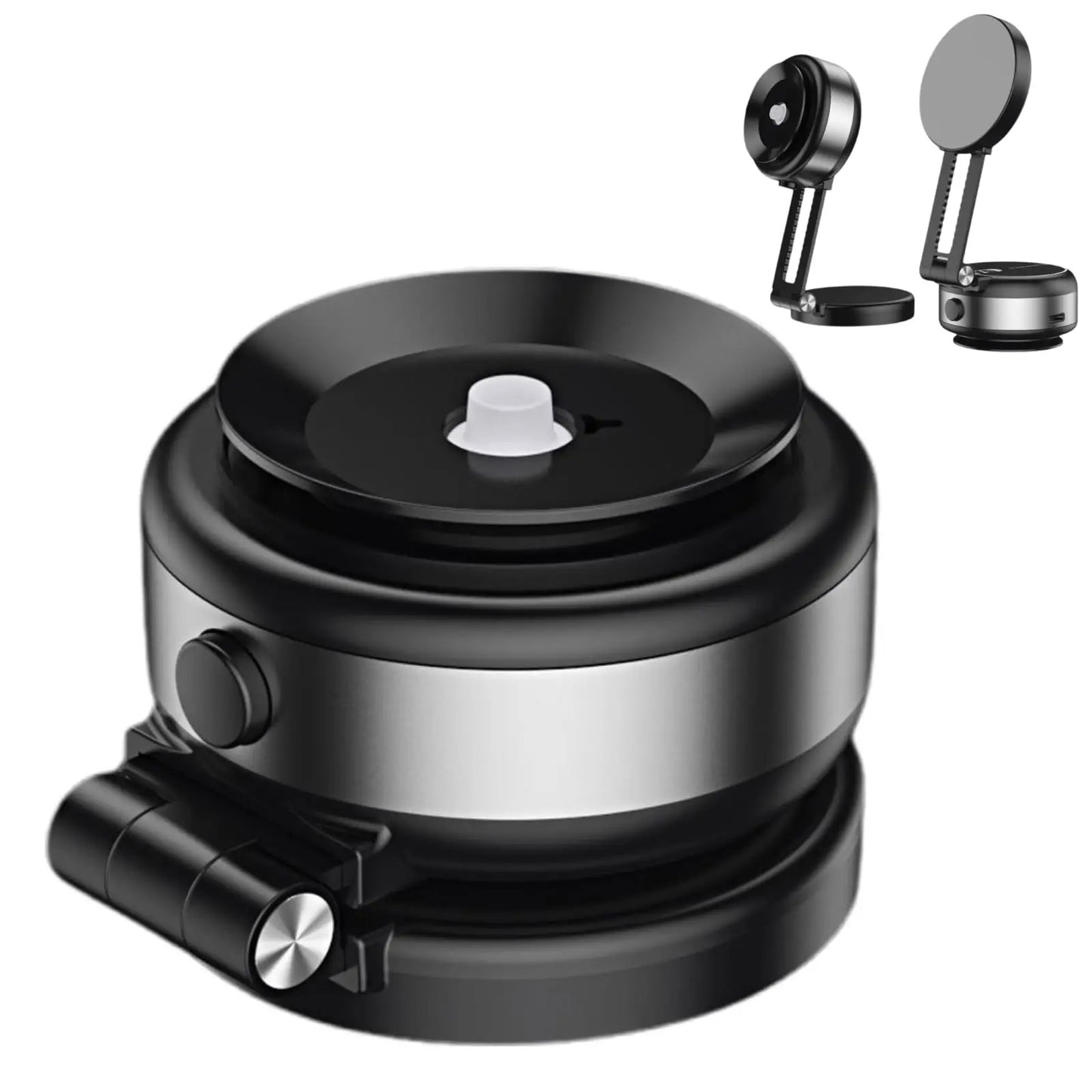 Electric Vacuum Magnetic Suction Car Phone Mount 360 Degree