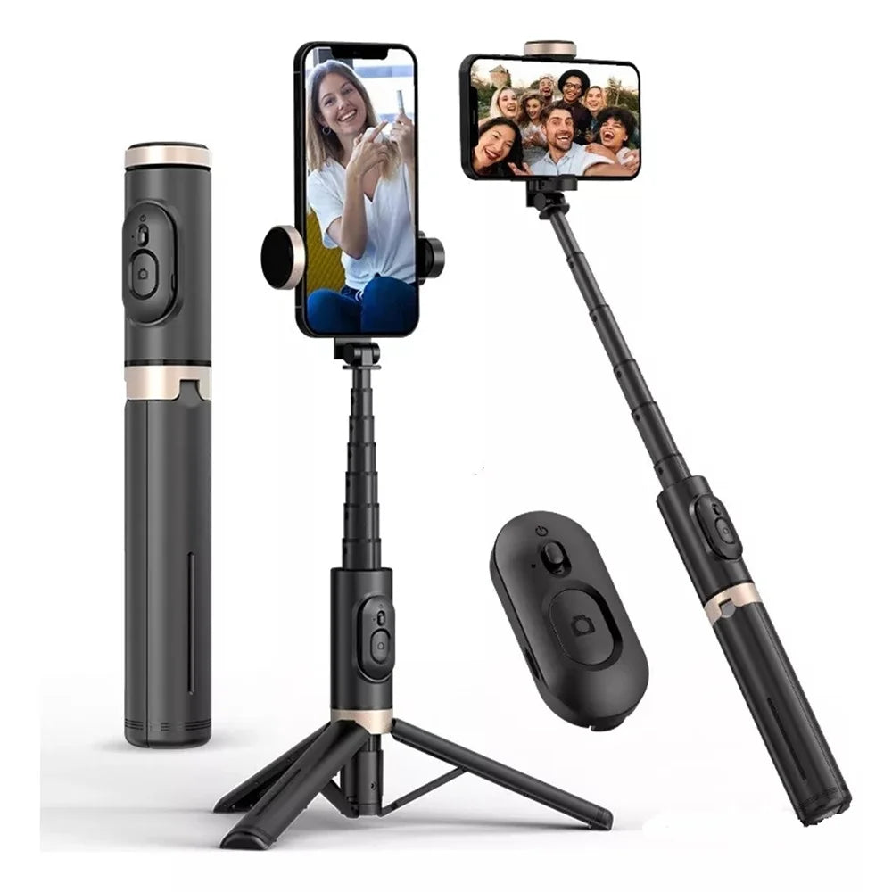 Q12S Foldable Wireless Selfie Stick Bluetooth Monopod