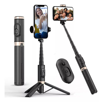 Q12S Foldable Wireless Selfie Stick Bluetooth Monopod