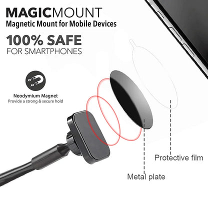 Universal Magnetic Phone Holder Car Long Arm Windshield Dashboard Magnet Car Holder