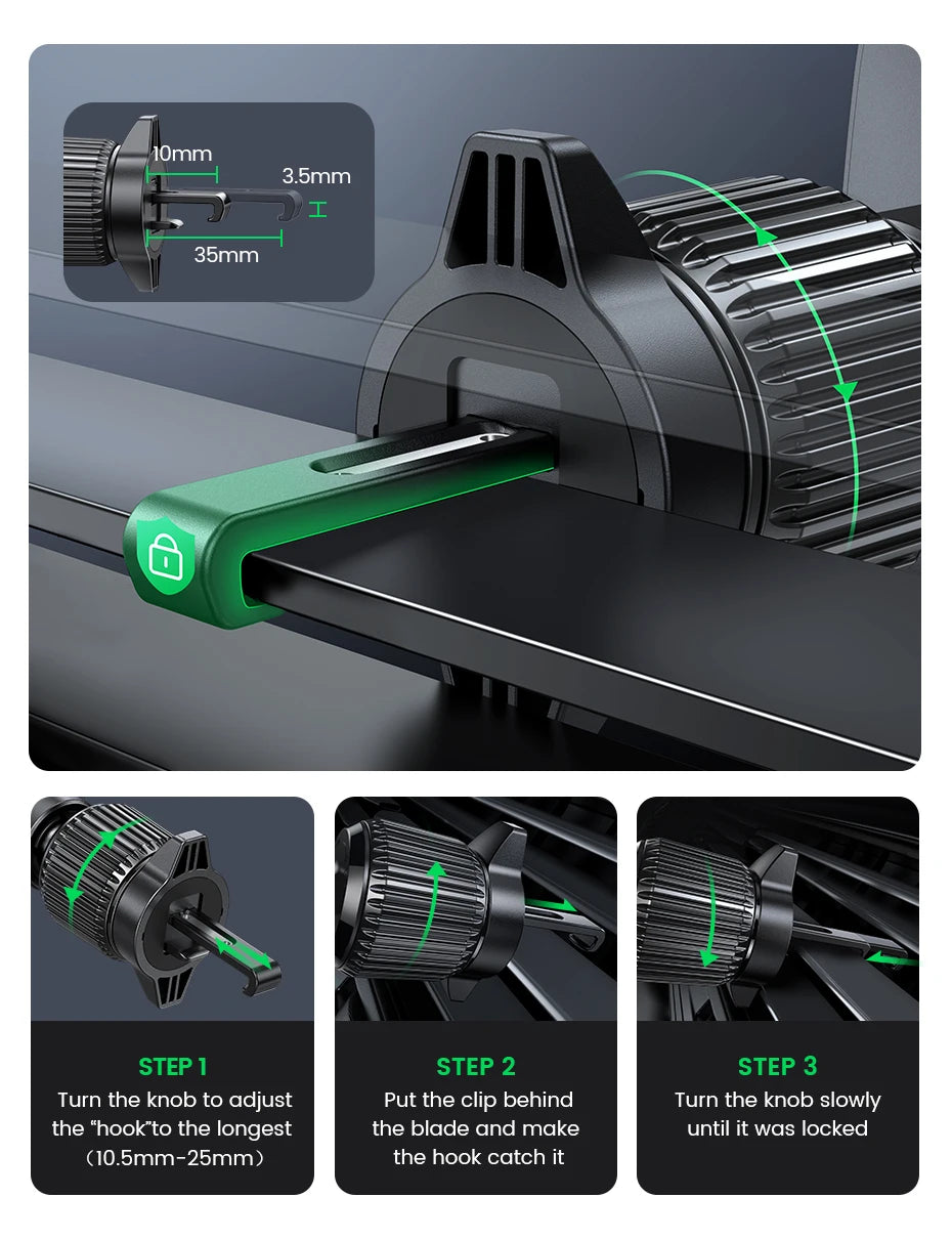 UGREEN Car Phone Holder Air Vent Phone Stand in Car