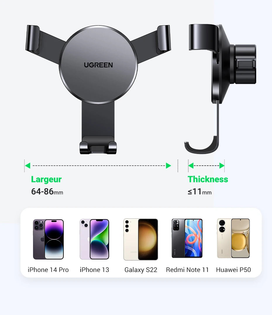 UGREEN Car Phone Holder Gravity Phone Stand