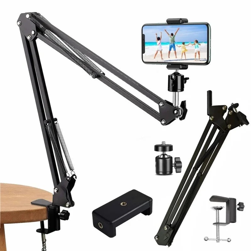 Flexible Arm Tripod For Phone Stand Table Folded Anchor