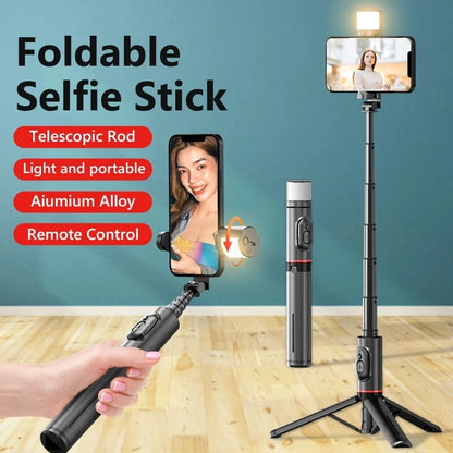 Q12S Foldable Wireless Selfie Stick Bluetooth Monopod