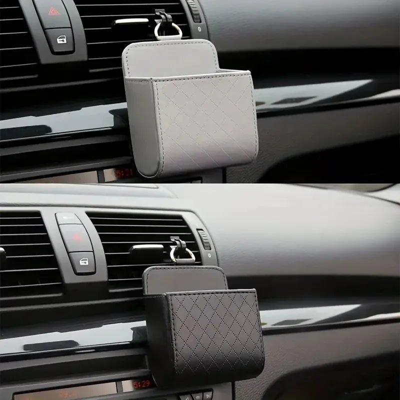 Car Phone Holder Mount Air Vent Outlet Hanging Storage
