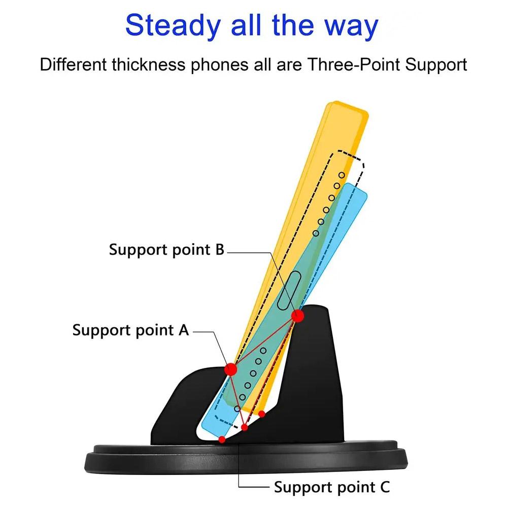 Phone Holder Car 360 Degree Pad Dashboard Anti Slip Stand