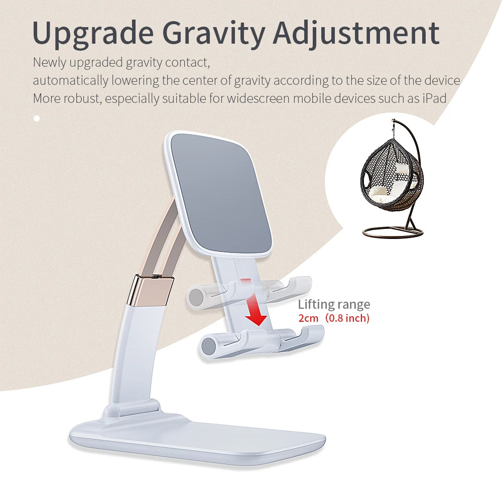 Essager Foldable Desk Phone Holder Stand Adjustable Gravity