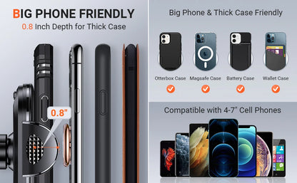 Car Phone Mount Long Arm Suction Cup Sucker Car Phone Holder