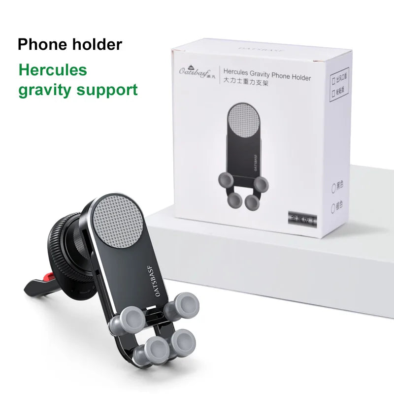 Car Phone Holder Gravity GPS Support Telephone Mount