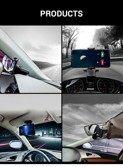 360-Degree Rotation Car Phone Holder Clip Car Smartphone