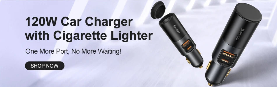 Baseus USB Car Charger Quick Charge Fast Car USB Charger