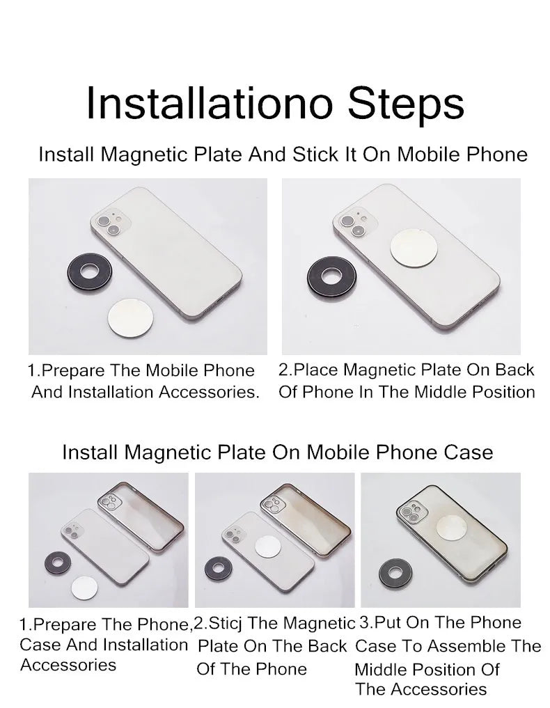Magnetic Car Phone Holder Universal Magnet Phone Mount