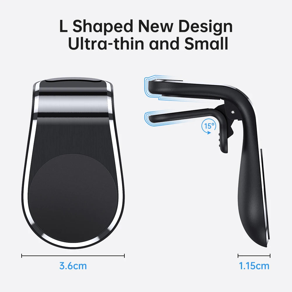 AUFU Magnetic Phone Holder in Car Stand Magnet L-Type